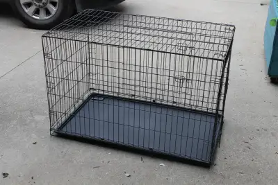 New 48 Inch Dog Crate New x 30 x 33 Double Door, View more