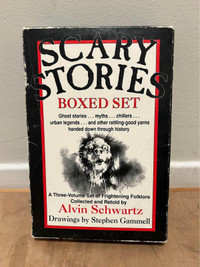 Scary Stories To Tell In The Dark Box Set by Alvin Schwartz ASIS
