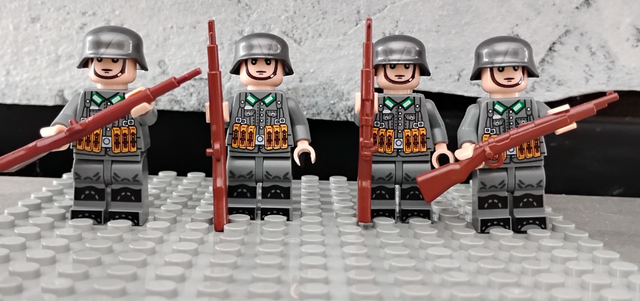 WWII Lego Soldier minifigure in Toys & Games in Prince George - Image 2