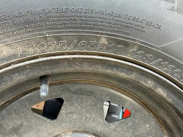 275/65R18 Yokohama Geolander G015 A/T Tires Steel Wheels in Tires & Rims in Bedford - Image 3
