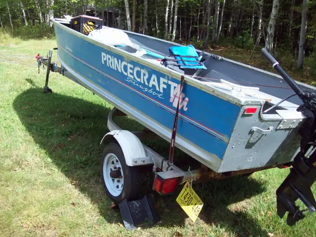 14 FT PRINCECRAFT FISHERMAN FOR SALE in Powerboats & Motorboats in Cape Breton - Image 2