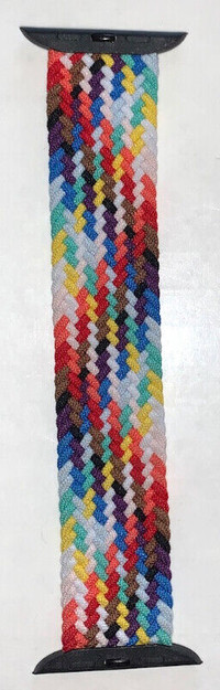 NEW MULTI COLOR BRAIDED SOLO LOOP APPLE WATCH BAND 42/ 44mm