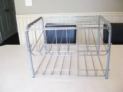 Chrome Wire Desktop Dot Matrix Paper Feeder Printer Stand, View more