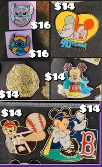 Disney pins Stitch & Mickey