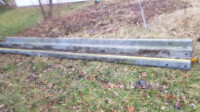 Three Heavy Duty 12 Foot Guardrails