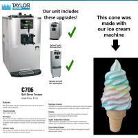 Flavor burst ice cream machine - up to EIGHT flavors at once!