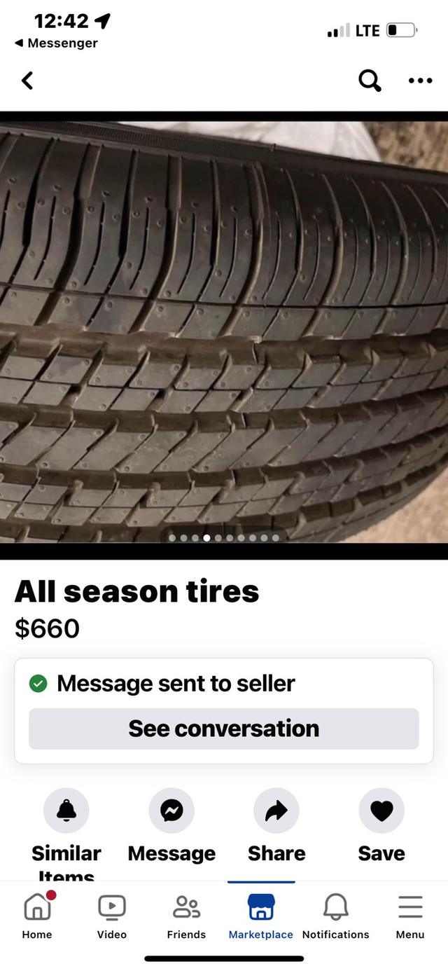 4 tires for sale in Tires & Rims in Mississauga / Peel Region - Image 3