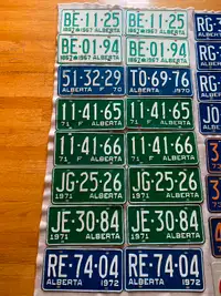 Alberta License Plates