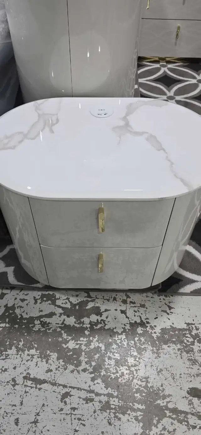 High-End Bedroom Set – Storage Bed + LED Mirror in Beds & Mattresses in City of Toronto - Image 6