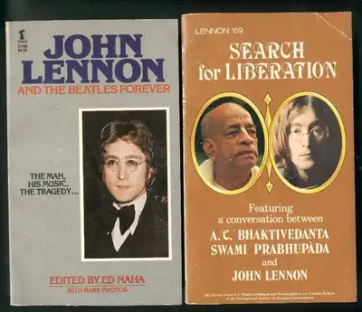 John Lennon Paperback Books: John Lennon And The Beatles Forever, edited by Ed Naha. Published in 19...