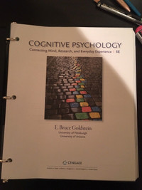 Cognitive psychology - Goldstein 