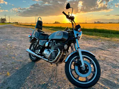 Very clean 1980 XS1100G Standard. 3rd owner, 2nd rider... bike was bought locally at Trev Deeley new...