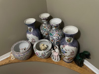 Vintage Japanese and Chinese Vases
