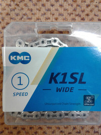 K1SL Wide Silver Single Speed Chain
