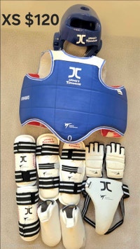 Taekwondo Gear Set- Size: XS except small size for shin guards Markham / York Region Toronto (GTA) Preview