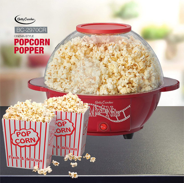 Betty Crocker - Movie Nite Popcorn Maker in Kitchen & Dining Wares in Burnaby/New Westminster - Image 2
