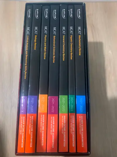 Kaplan MCAT Full Book Set (with Quicksheets), View more