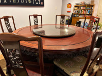 Mahogany dining table set