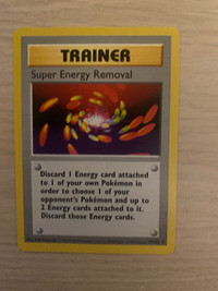Pokemon SHADOWLESS Trainer Super Energy Removal