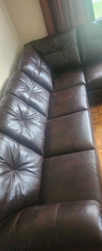 One sectional couch 