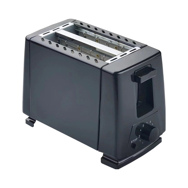 2 Slices Stainless Steel Double Slot Toaster with Bun Attachment in Toasters & Toaster Ovens in Mississauga / Peel Region