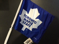 Toronto Maple Leafs 11.5" x 15" Double-Sided Car Flag / NEW