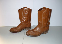 Men's All-Leather Steel Toe Boots - Pull on