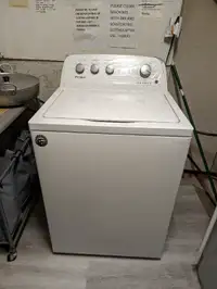 Whirlpool Washer  fully auto with steel tub-$80 not rinsing