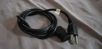 Computer desktop PC / monitor power cable, View more