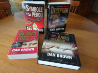 Romans de l'auteur Da Vinci Code. 4 livres de Dan Brown