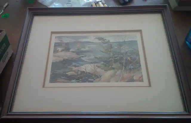 Art Print: Lake Superior Storm, by Garnet Hazard, Ontario in Arts & Collectibles in Stratford - Image 2