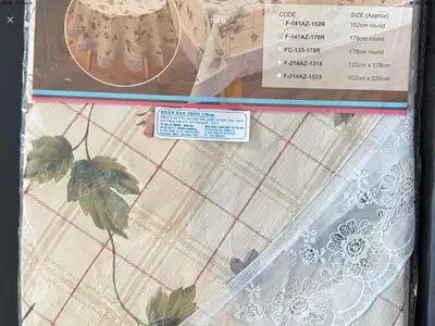 BEW FABRIC TABLE CLOTHS, View more