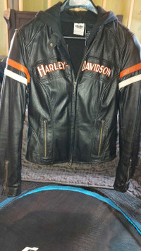 Ladies Harley Davidson leather riding jacket