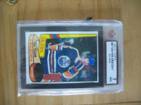 CARTE HOCKEY CARD, WAYNE GRETZKY, 80-81 , TOPPS ,GRADÉE KSA 7.