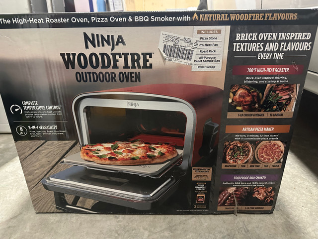 NEW Ninja Woodfire™ 8-in-1 Electric Outdoor Oven in Stoves, Ovens & Ranges in Saskatoon