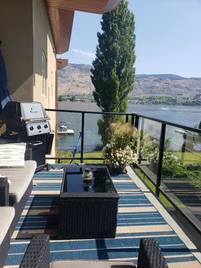 3 bedroom, 2 bathroom, condo on Osoyoos lake. 1300 sq ft of luxury living with washer, dryer, wine f...