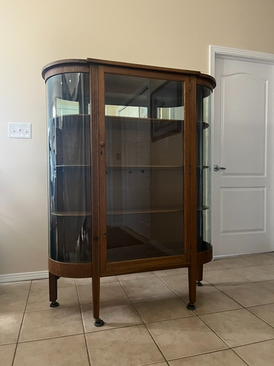 Antique Oak China/Display Cabinet – North American Furniture Co., View more