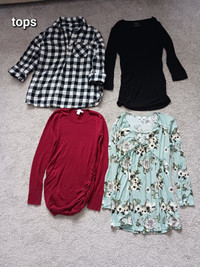 Maternity clothes (size small)