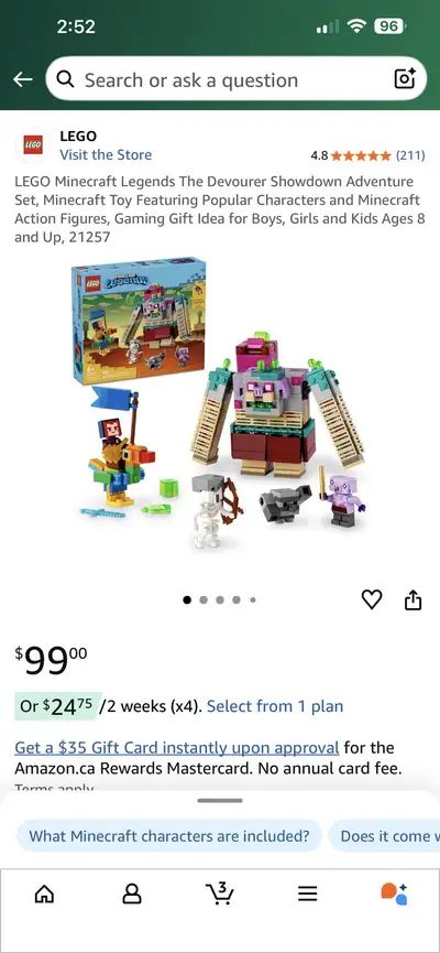 lego Minecraft, View more