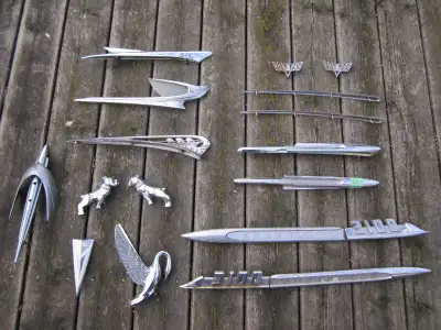 Chevrolet. Ford, Dodge, Buick. Pontiac, Oldsmobile, Mack, Nash, etc... All pieces are $100 each In c...