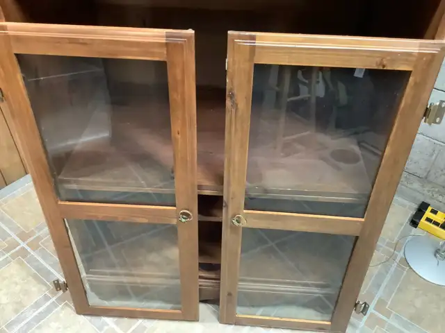 Solid Pine Armoire/Entertainment Cabinet in Bookcases & Shelving Units in St. Catharines - Image 3