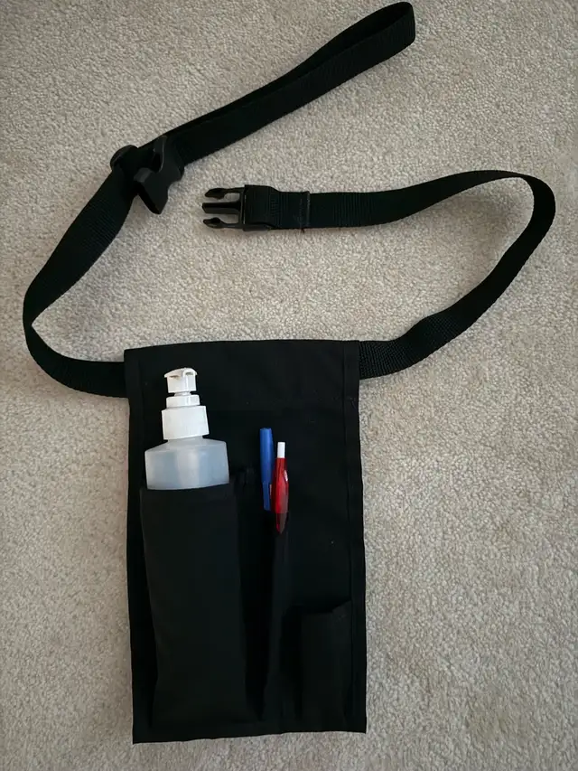 massage therapist holster with adjustable belt with bottle in Other Countries in Canada - Image 2
