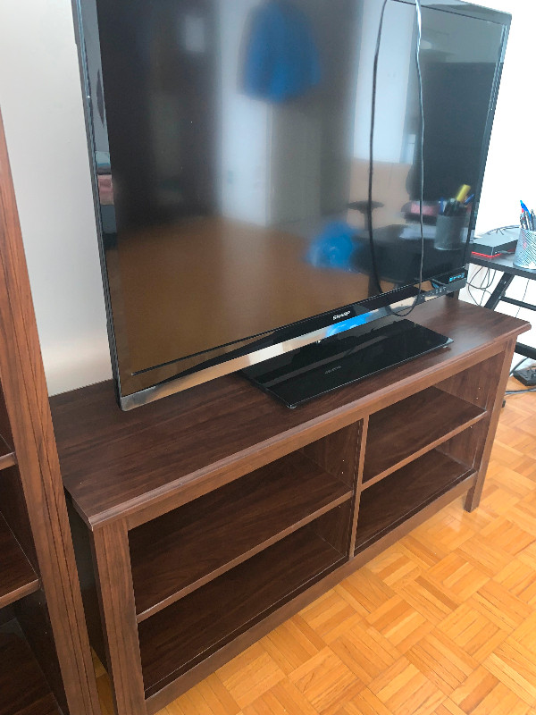 Bookshelf! Glass Tables! TV stand! TV 56” - **All for sale** in Multi-item in City of Toronto - Image 4