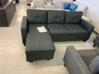 New Sofa in Boxes!! Available in Grey or Black color for $449