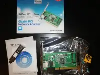 Used TP-Link TG-3269 10/100/1000Mbps Gigabit PCI Network Adapter
