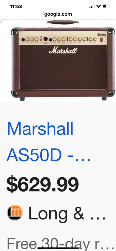 Marshall amp acoustic, View more