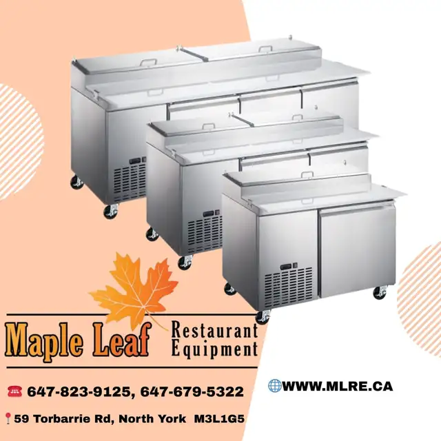 Commercial Single Door Pizza Prep Tables- Sizes Available63815757613185120