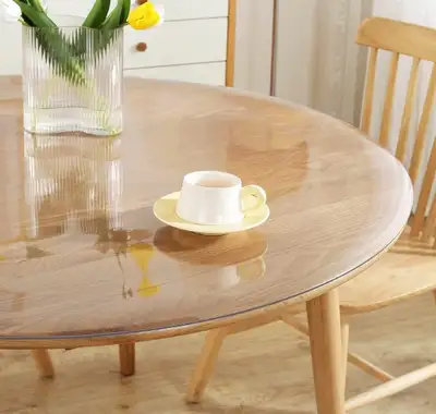 For sale is a brand new 42-inch Clear Round Table Protector. This 2mm thick, heavy-duty cover is des...