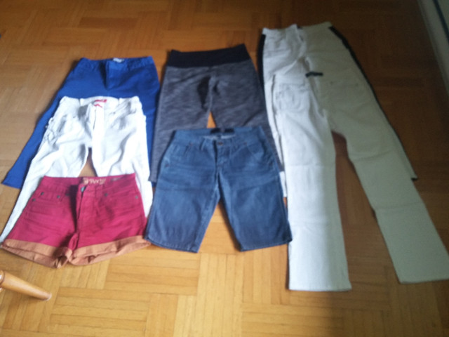 WOW!!! 7 vêtements femmes pour 15 $!! (x-small et small) dans Femmes - Pantalons et shorts  à Sherbrooke