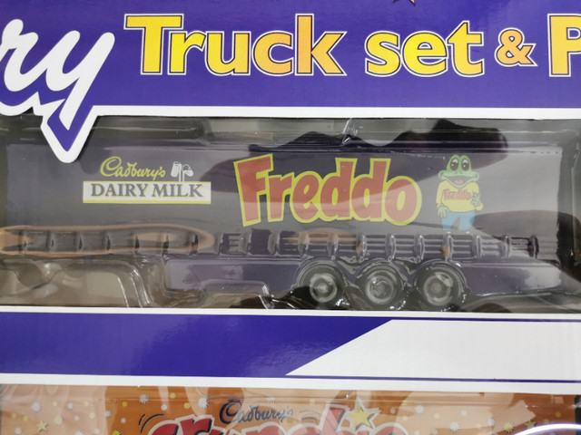 Corgi Cadbury diecast truck set and playmat in Toys & Games in Peterborough - Image 3